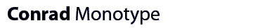 Conrad Machine Monotype press logo