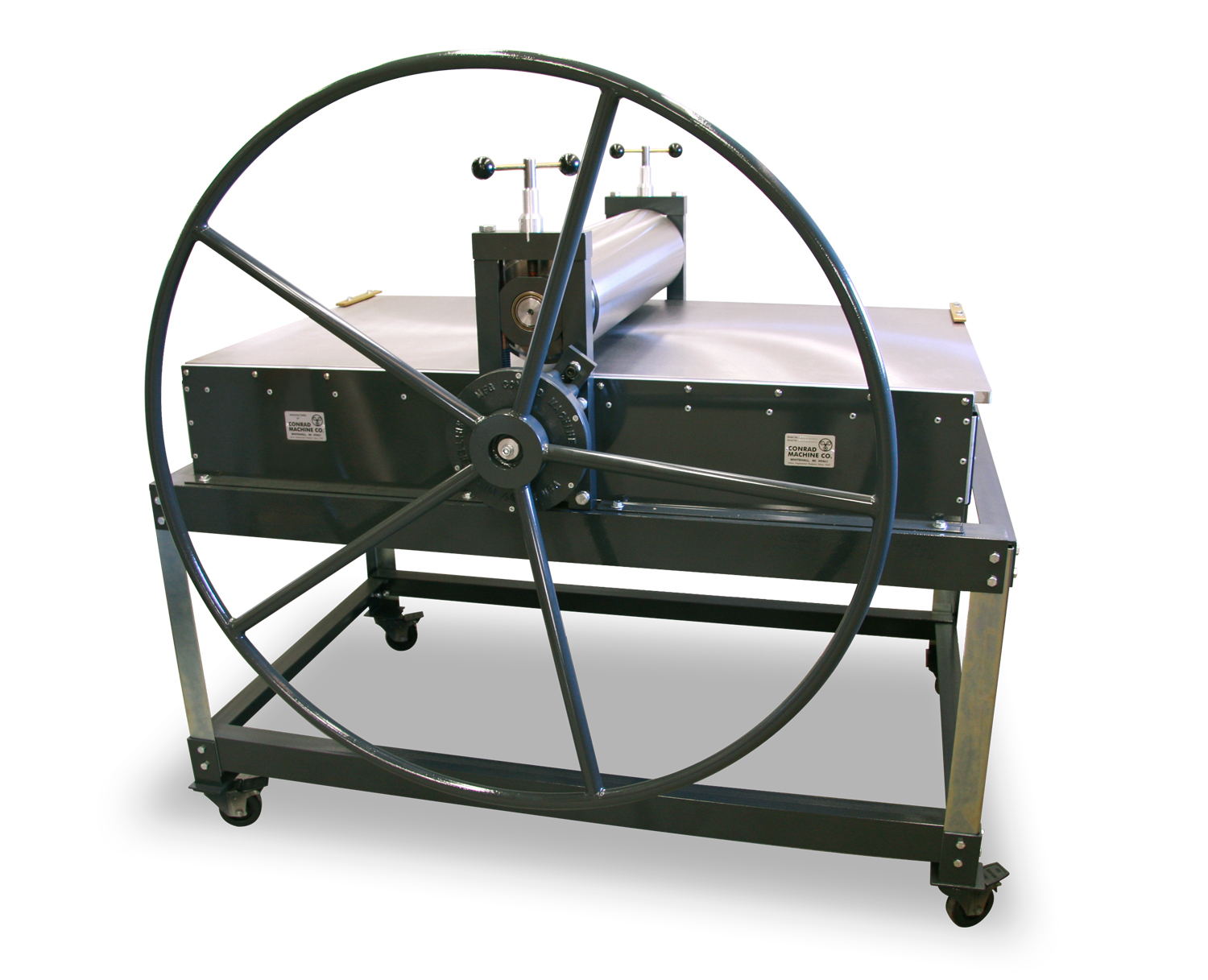 conrad-e-31-etching-press-with-captains-wheel-stand