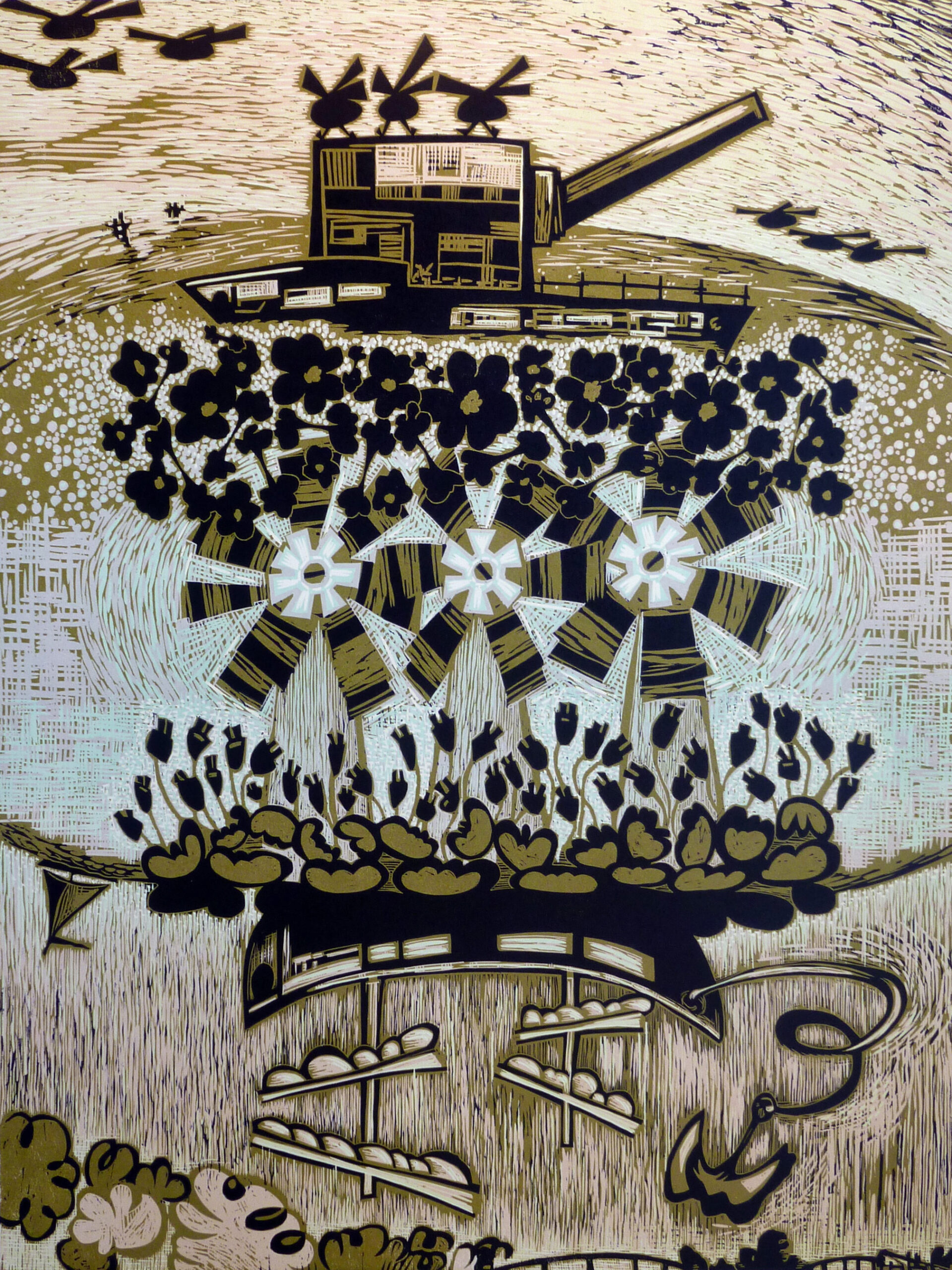 advanced-hunter-gatherers-print-by-sarah-whorf-conrad-press-artist