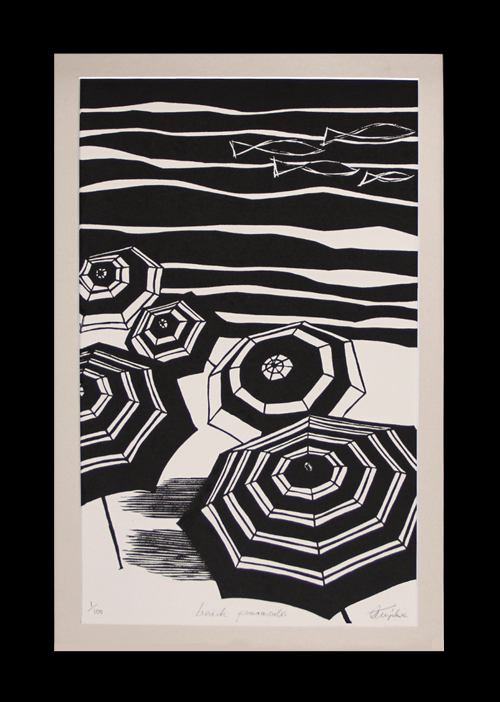 beach-parasols-print-by-andrea-tripke-conrad-press-artist